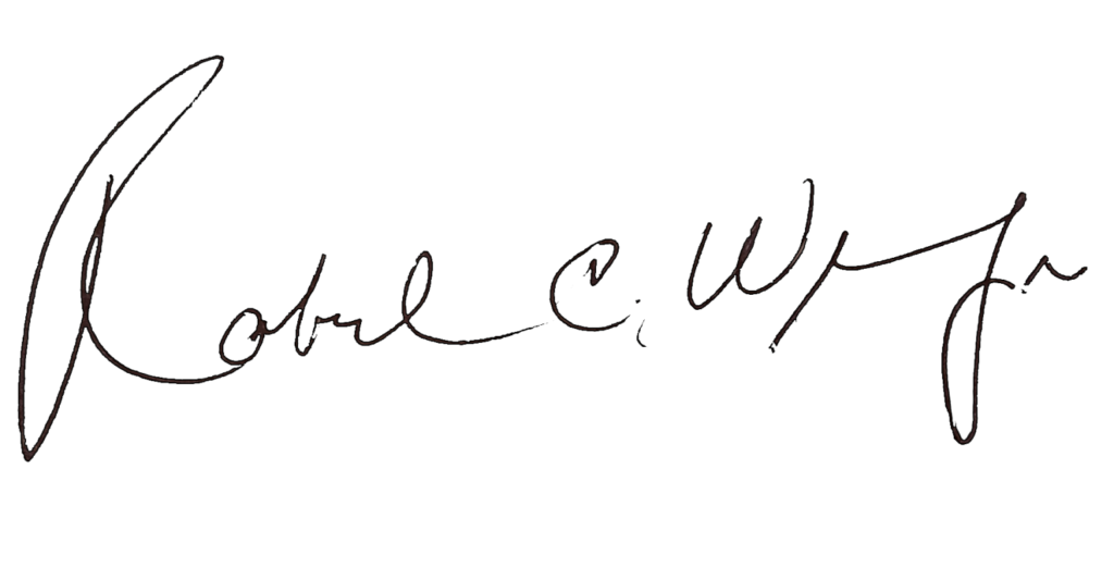 Robert Clark Williams sign